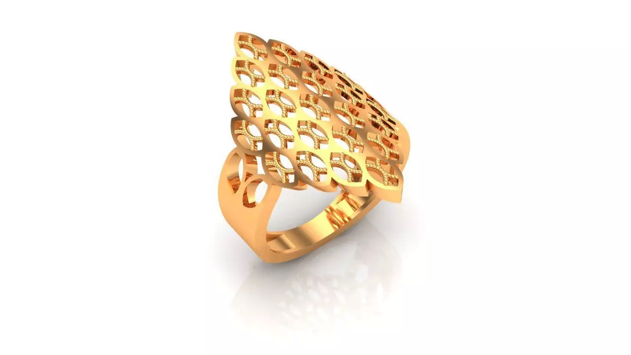 Fashion ring Free 3D print model_0