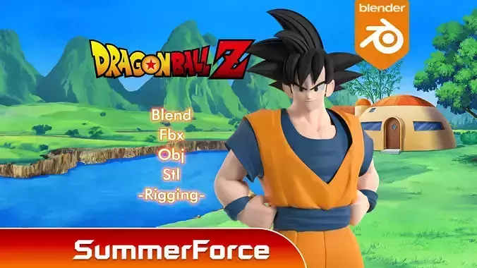 Son Goku - Dragonball Z 3D model