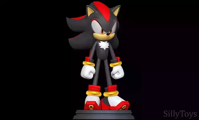Shadow the Hedgehog  3D print model