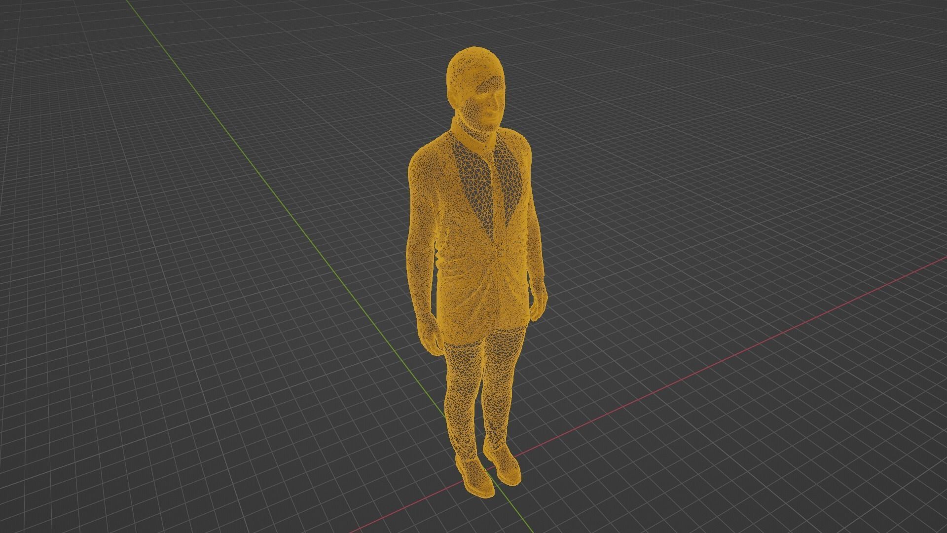 Bear Grylls Low-poly 3D model_8