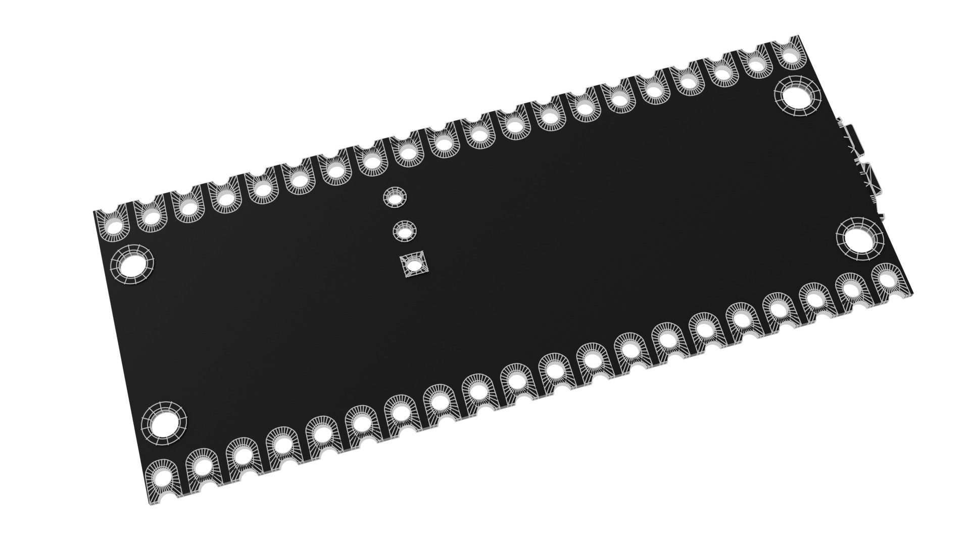 Raspberry pi Pico w Low-poly 3D model_7