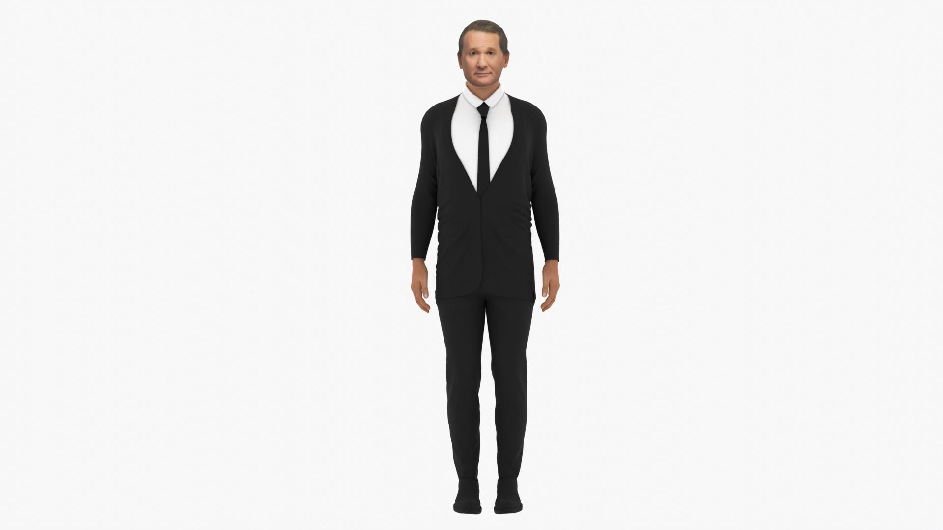 Bill Maher Low-poly 3D model_5