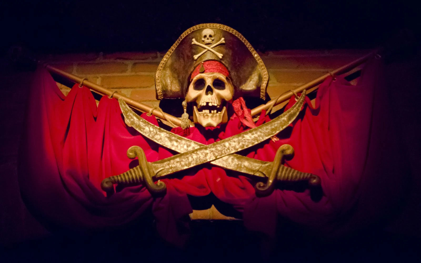 Halloween Talking Skull Disneyland Pirates of the Caribbean Ride 3D print model_3