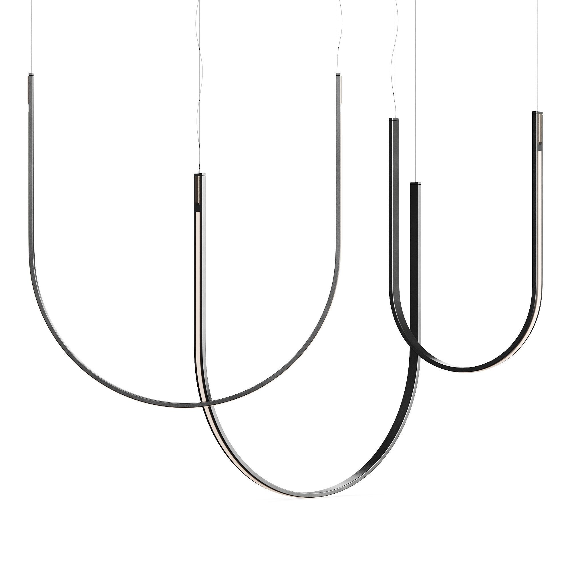 Cattelan Italia Nahun Ribbon 2023 Lamp 3D model_1