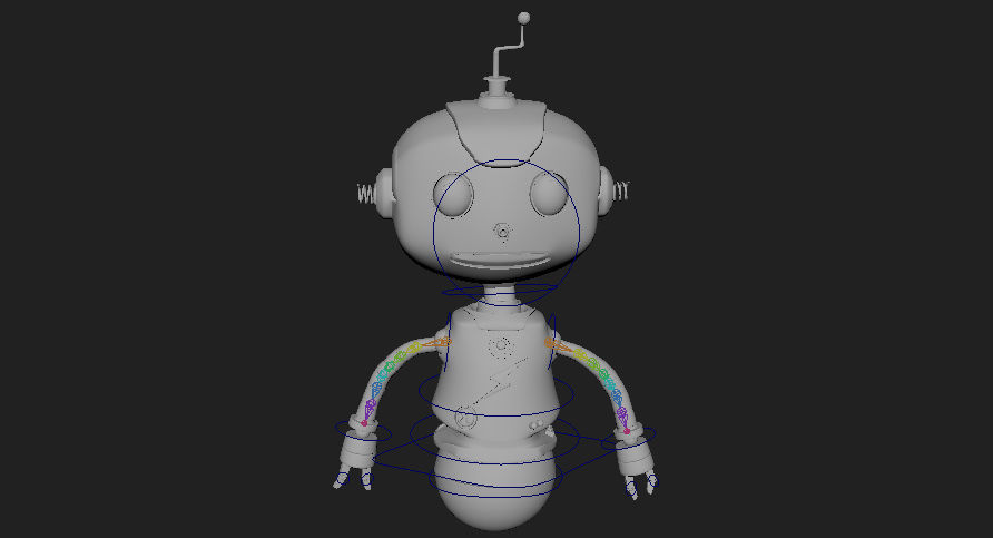 roko the robot- model 3D model_3
