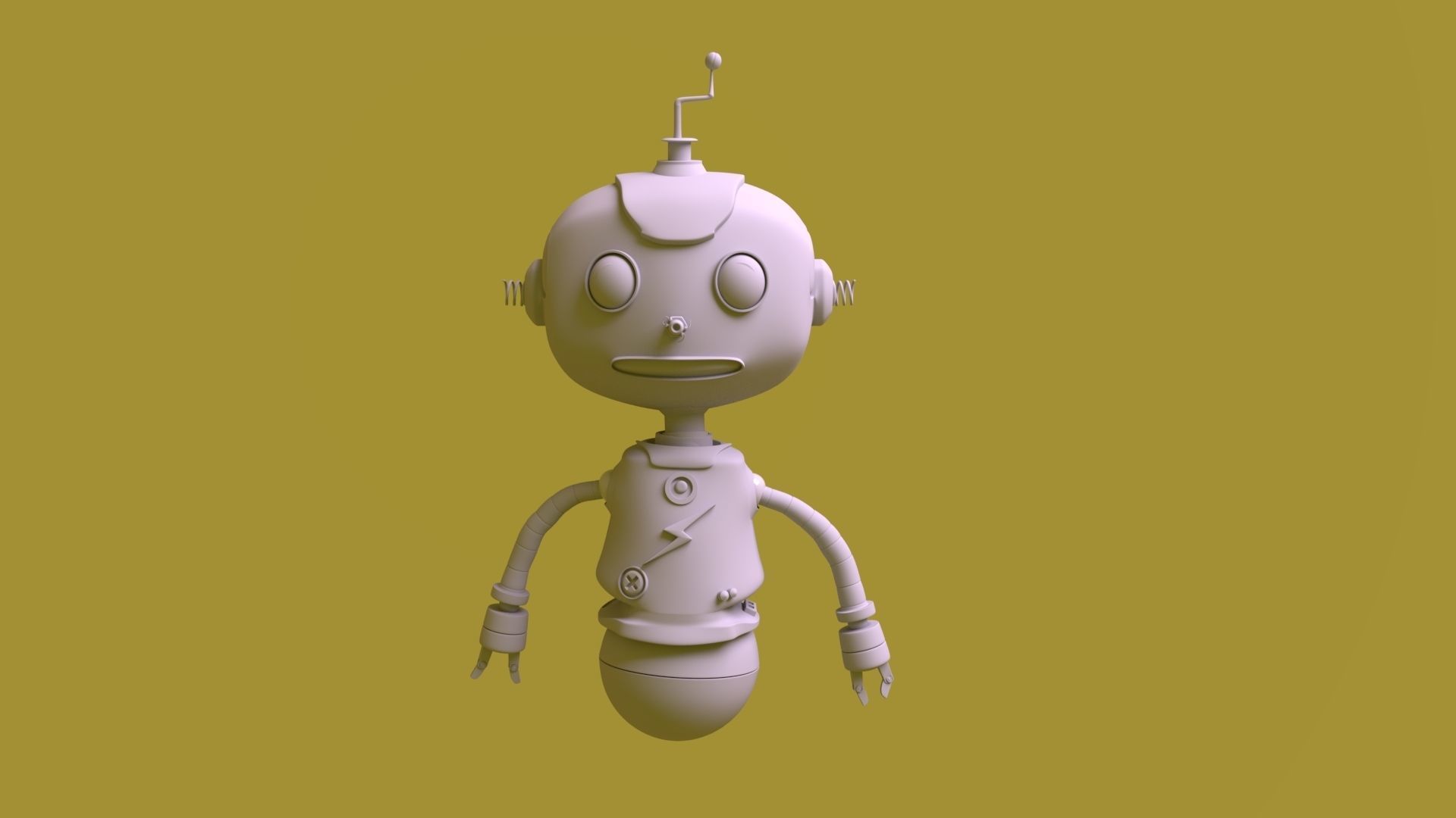 roko the robot- model 3D model_5