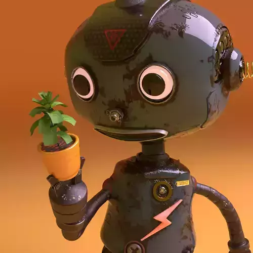 roko the robot- model 3D model