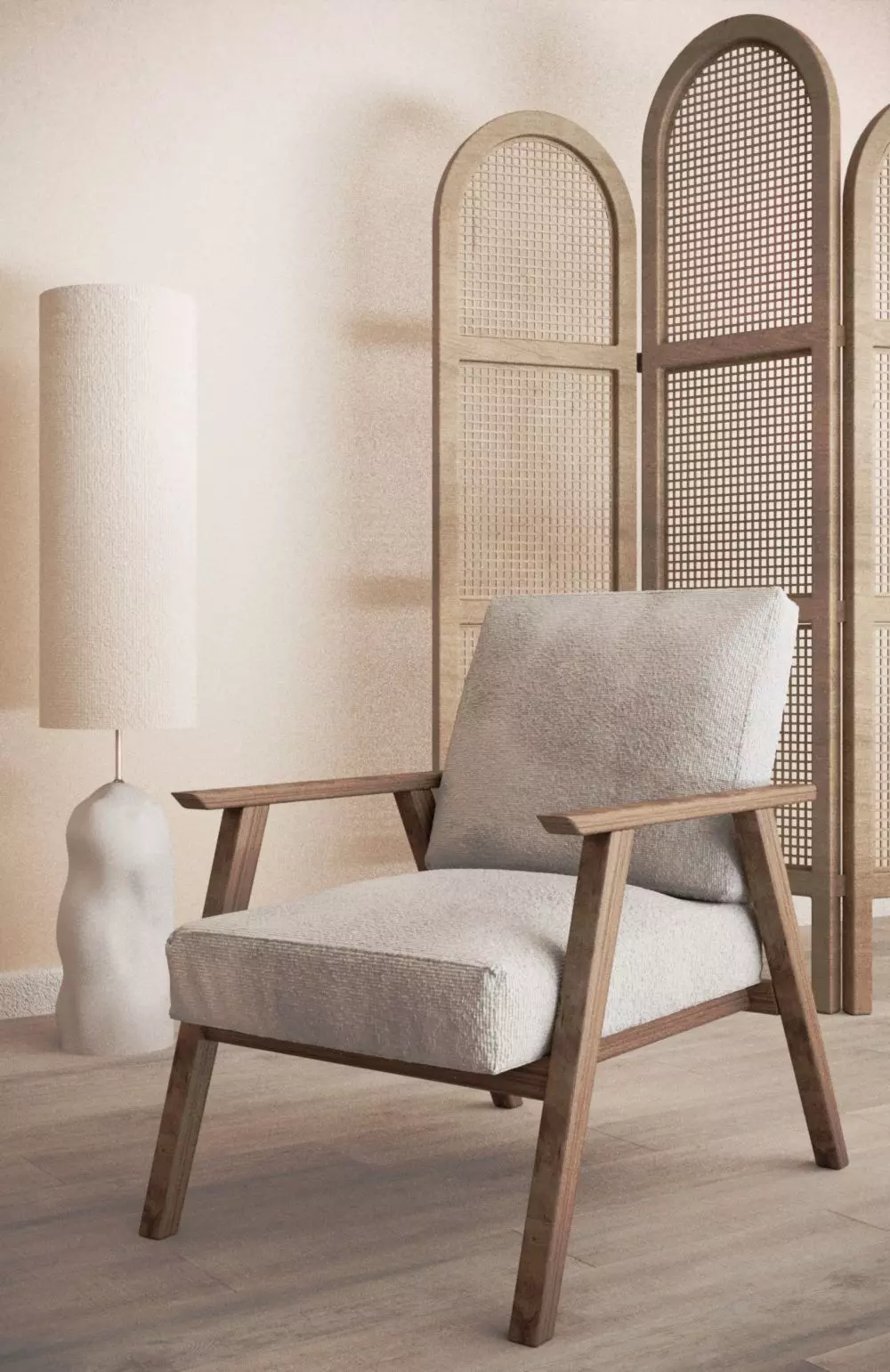 Chair modern lounge 3D model