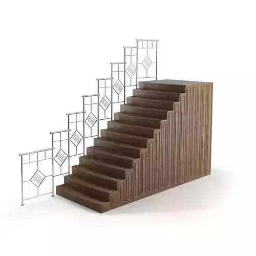 White Wire Frame  Railing