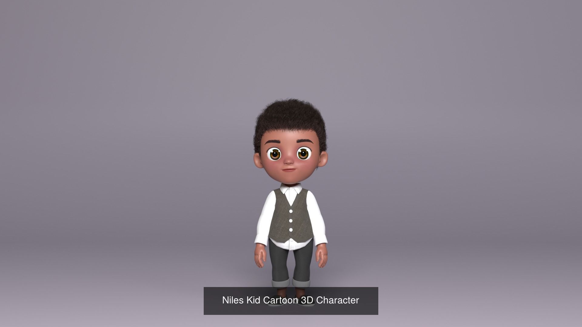 3D Cartoon Character Family 3D Model Collection_4