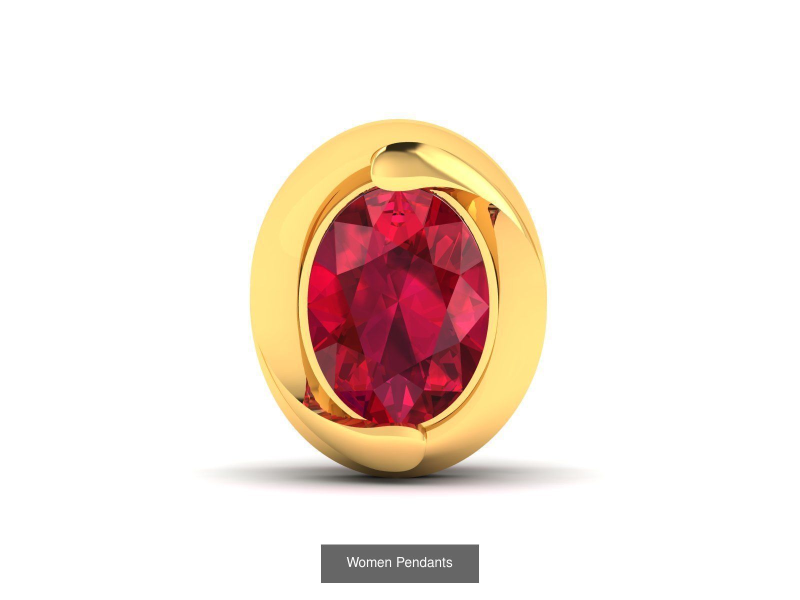 100 Diamond Pendant 3dm STL FBX OBJ Render Details Collection _112