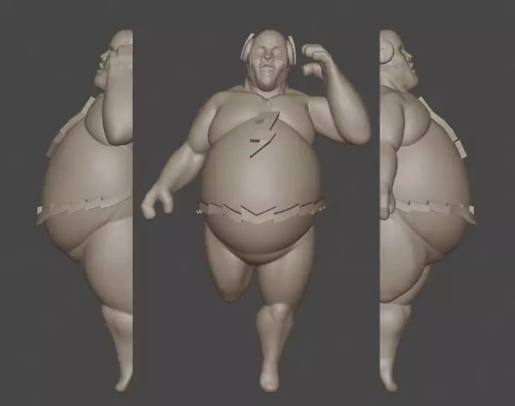 Light Man 3D print model