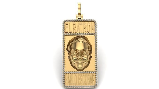 Pablo Pendant 3D print model