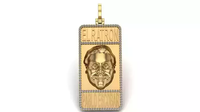 Pablo Pendant 3D print model