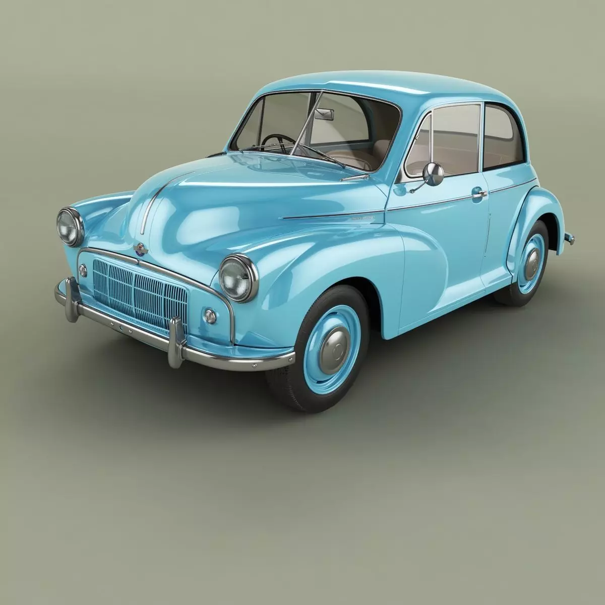 Morris Minor MM Series 2 3D model_0