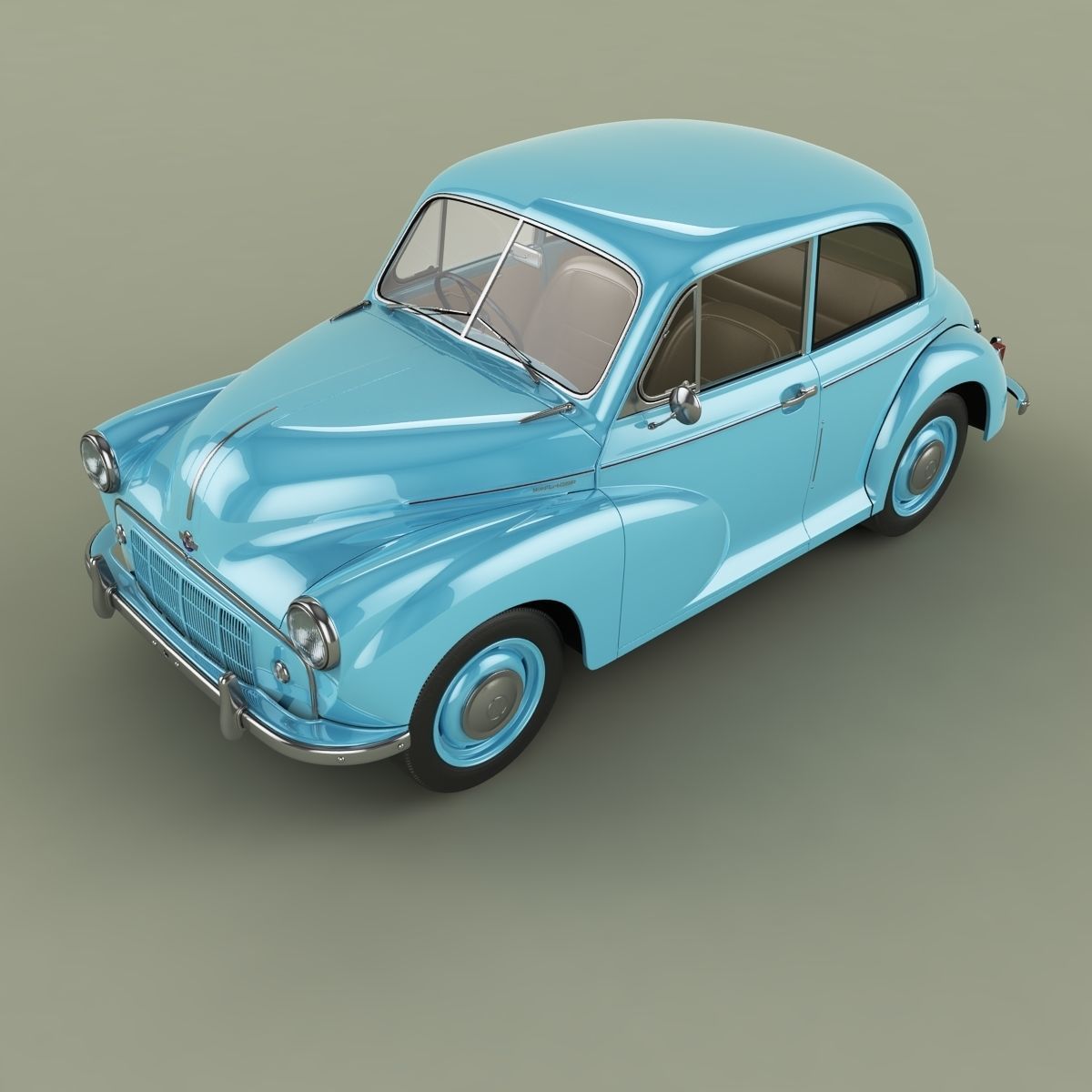 Morris Minor MM Series 2 3D model_5