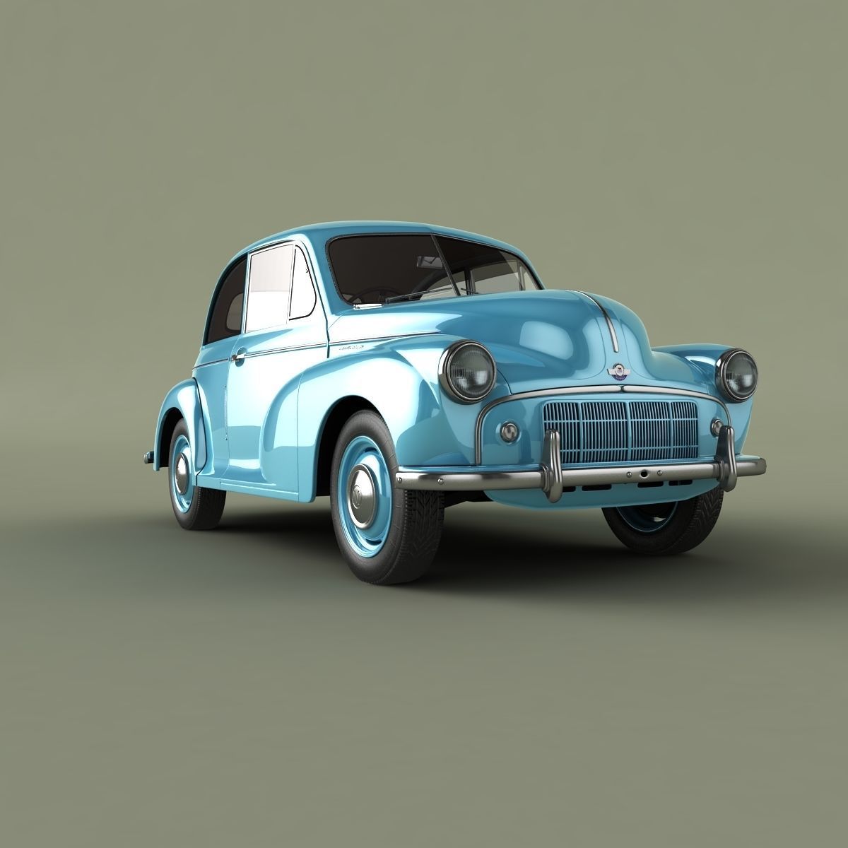 Morris Minor MM Series 2 3D model_9