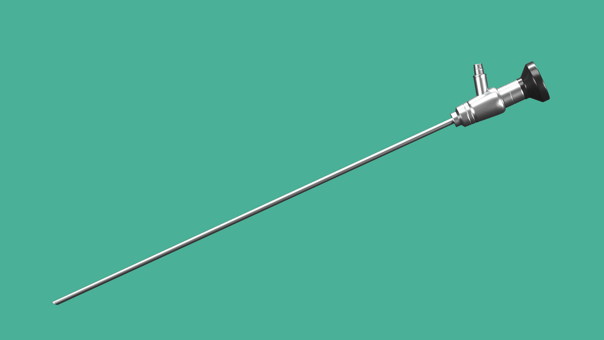 Arthroscopy Trocar Low-poly 3D model_3