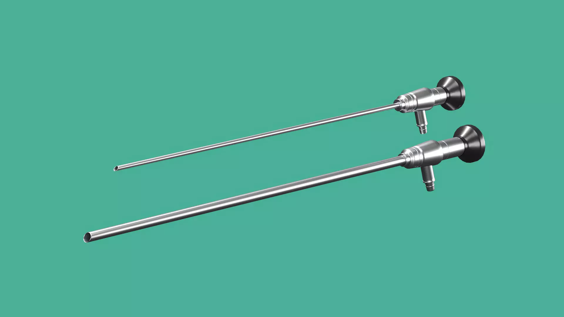 Arthroscopy Trocar Low-poly 3D model_0
