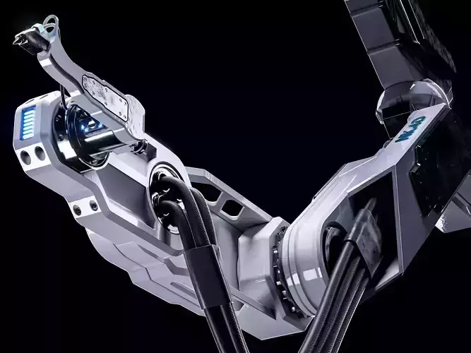 Industrial Robotic Robot Laser Arm Machinery for Assembly 3D model