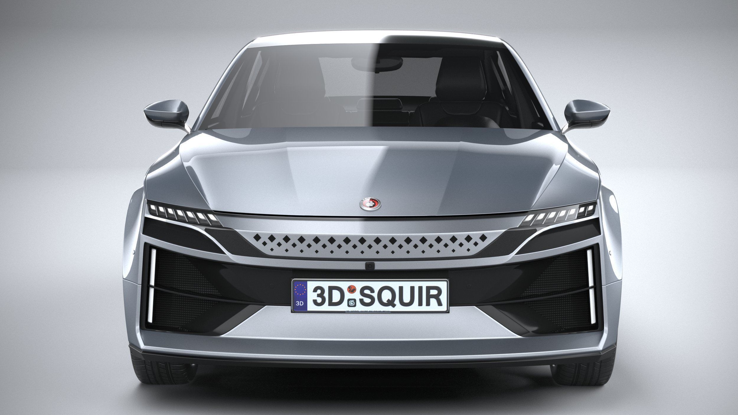 Generic Sedan EV 2023 3D model_13
