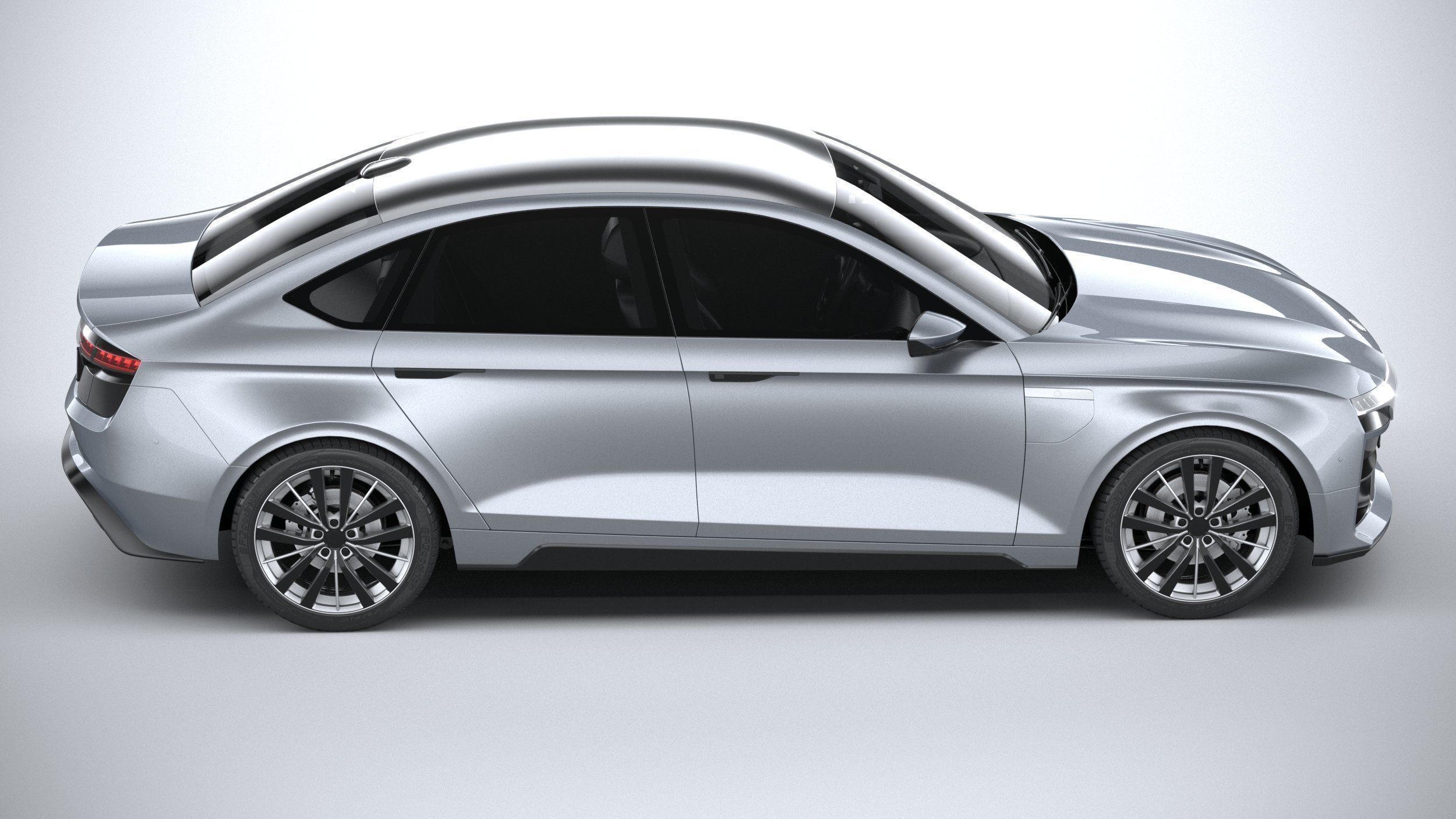 Generic Sedan EV 2023 3D model_11