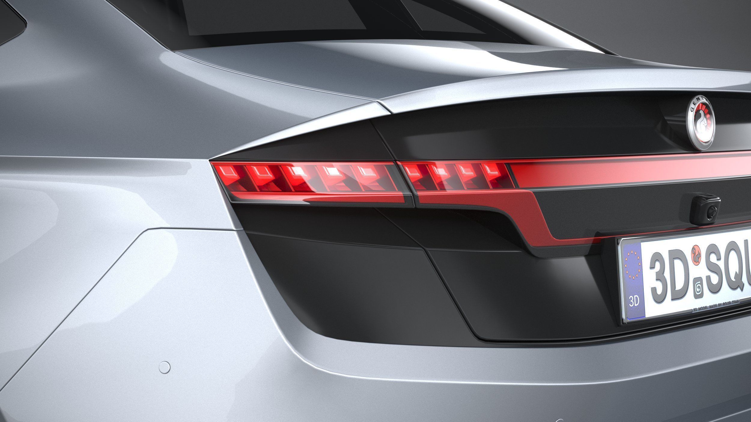 Generic Sedan EV 2023 3D model_15