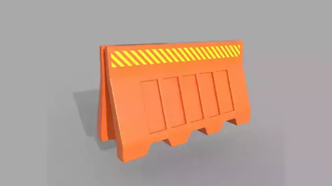 Barrier orange with stripe