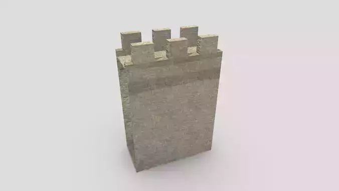 Medieval Castle Module 02 Low Poly PBR Realisitc 