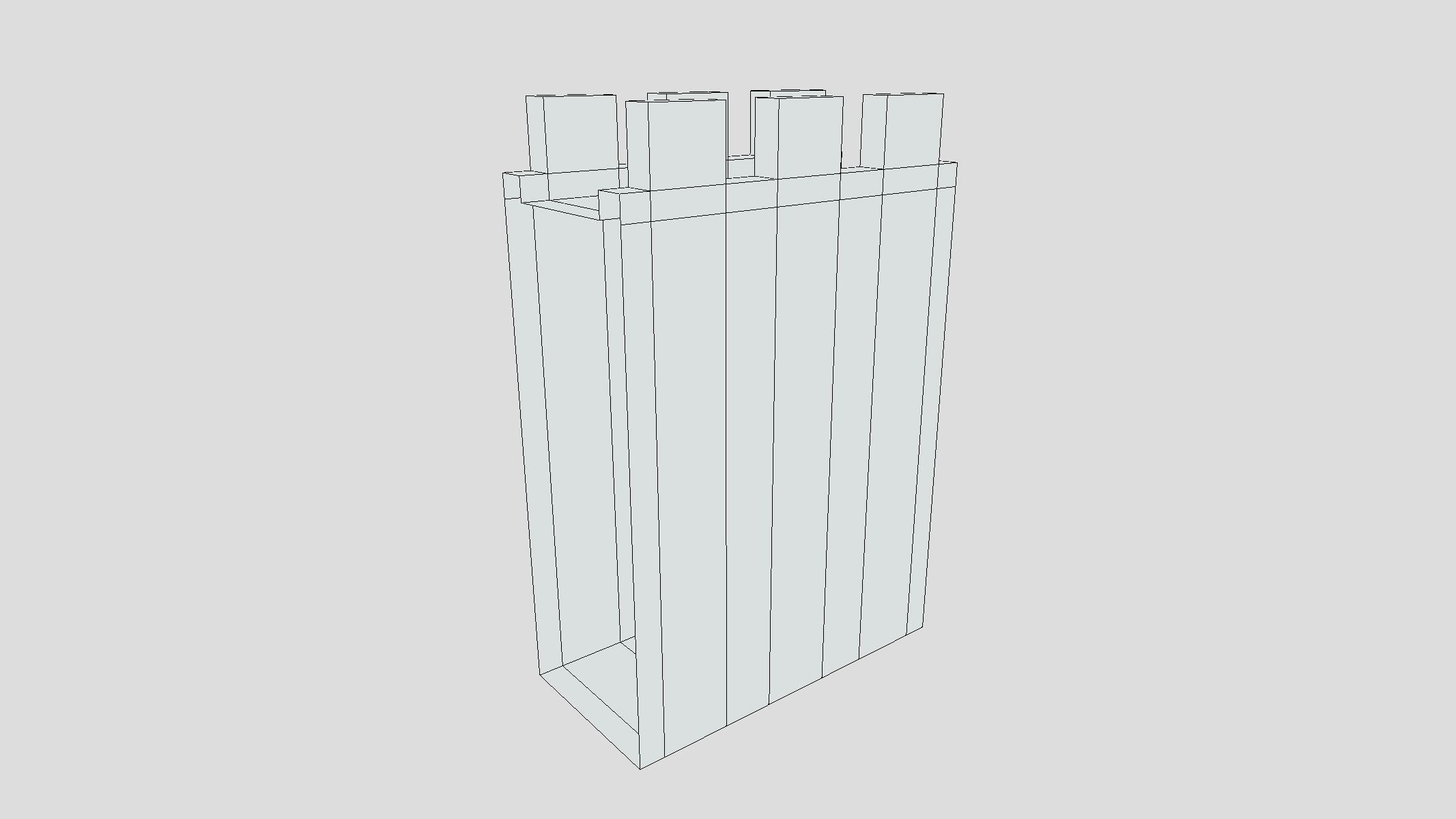 Medieval Castle Module 02 Low Poly PBR Realisitc  Low-poly 3D model_5