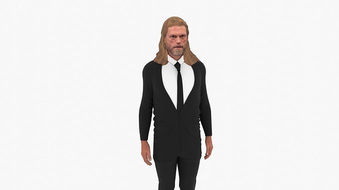 Edge - Adam Joseph Copeland Low-poly 3D model