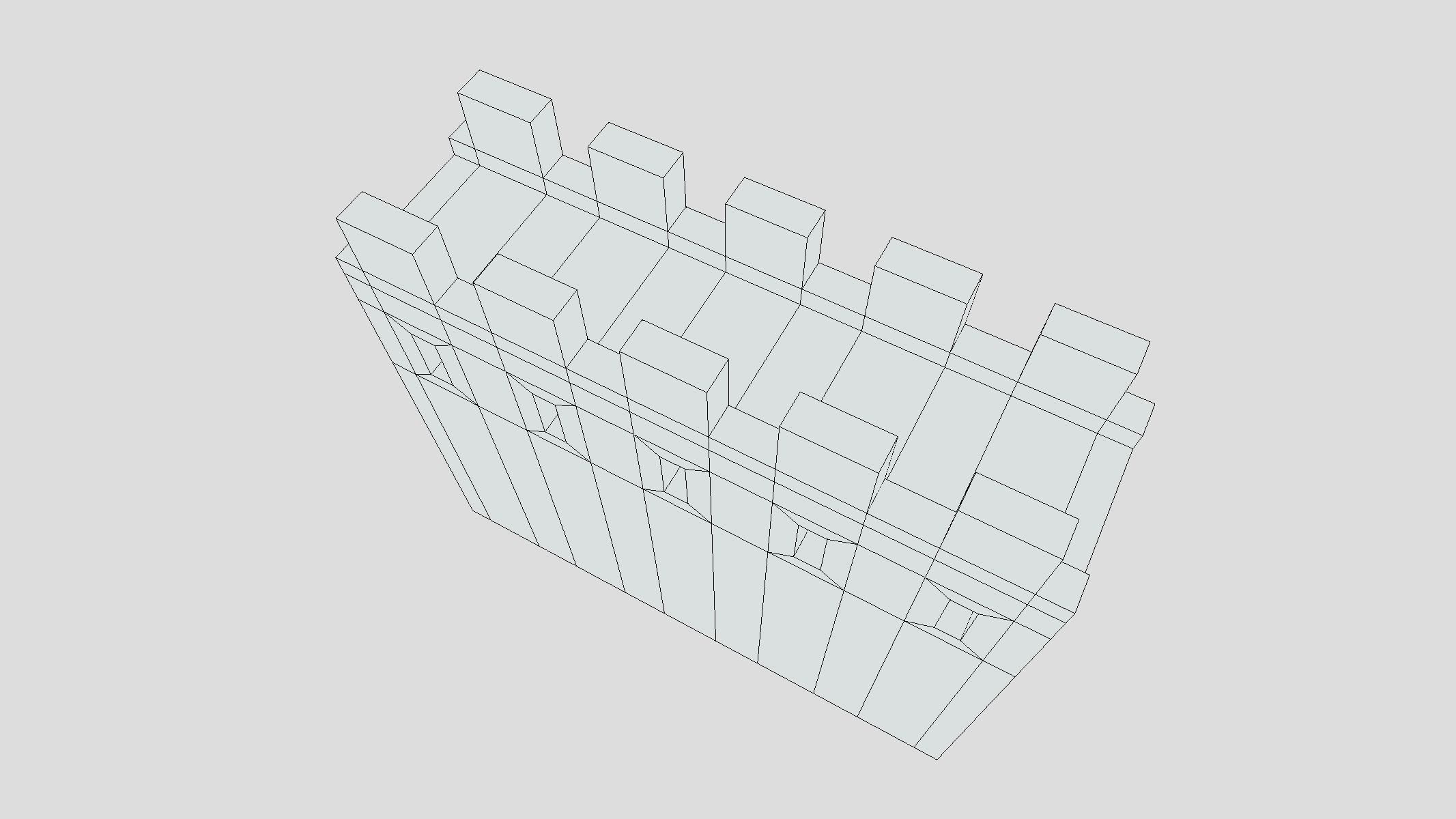 Medieval Castle Module 03 Low Poly PBR Realistic Low-poly 3D model_6