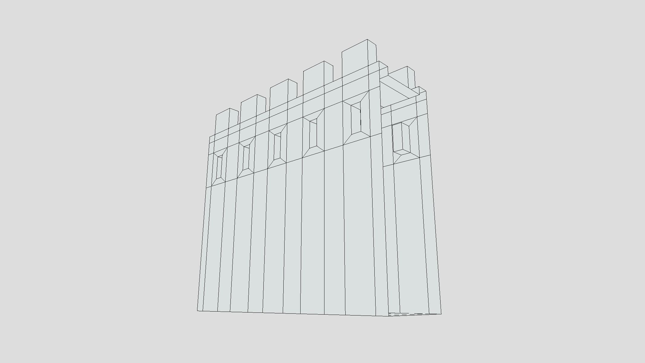 Medieval Castle Module 03 Low Poly PBR Realistic Low-poly 3D model_8