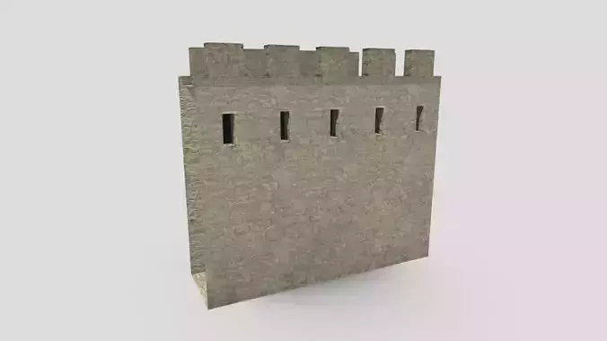 Medieval Castle Module 03 Low Poly PBR Realistic
