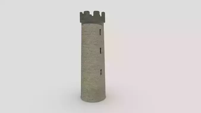 Medieval Castle Module 04 Low Poly PBR Realistic
