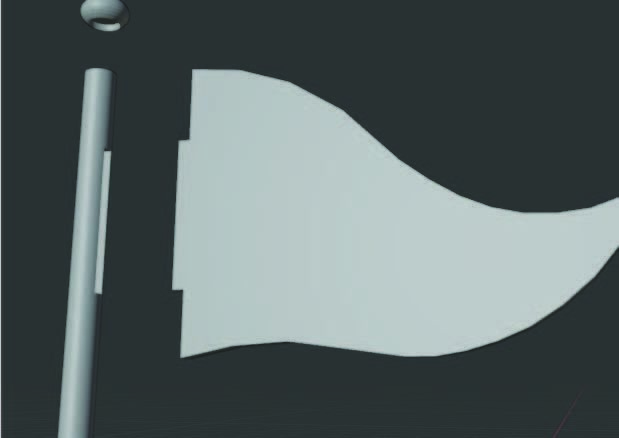 Golf Flag 3D print model_2