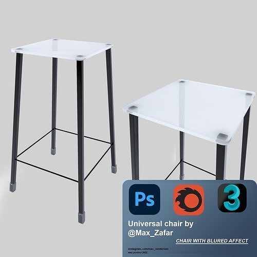 universal chair for every room 3D model