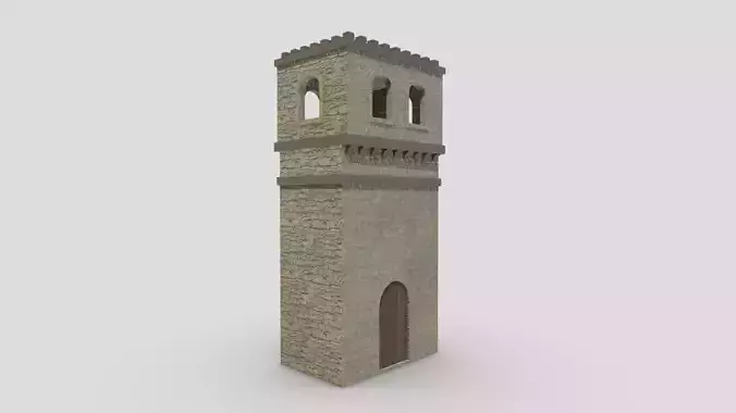 Medieval Castle Module 06 Low Poly PBR Realistic