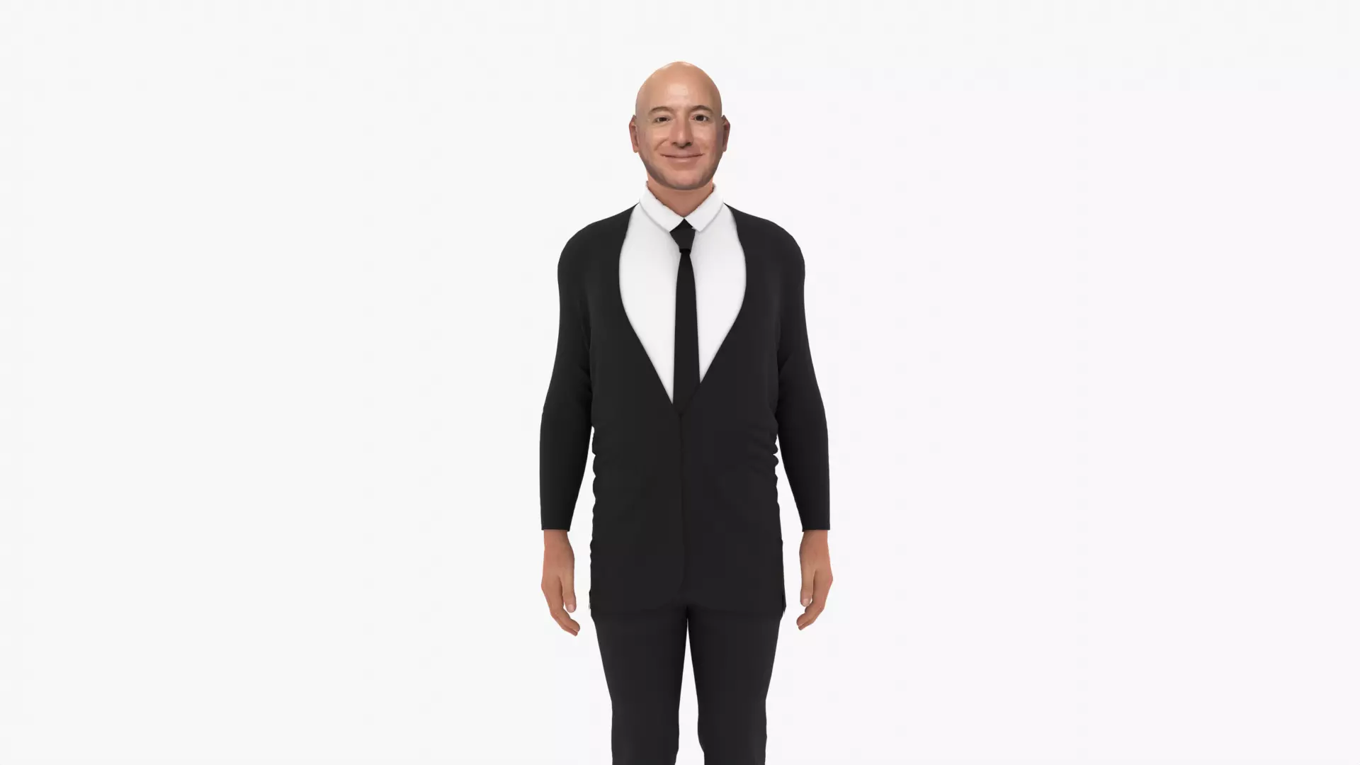 Jeff Bezos Low-poly 3D model