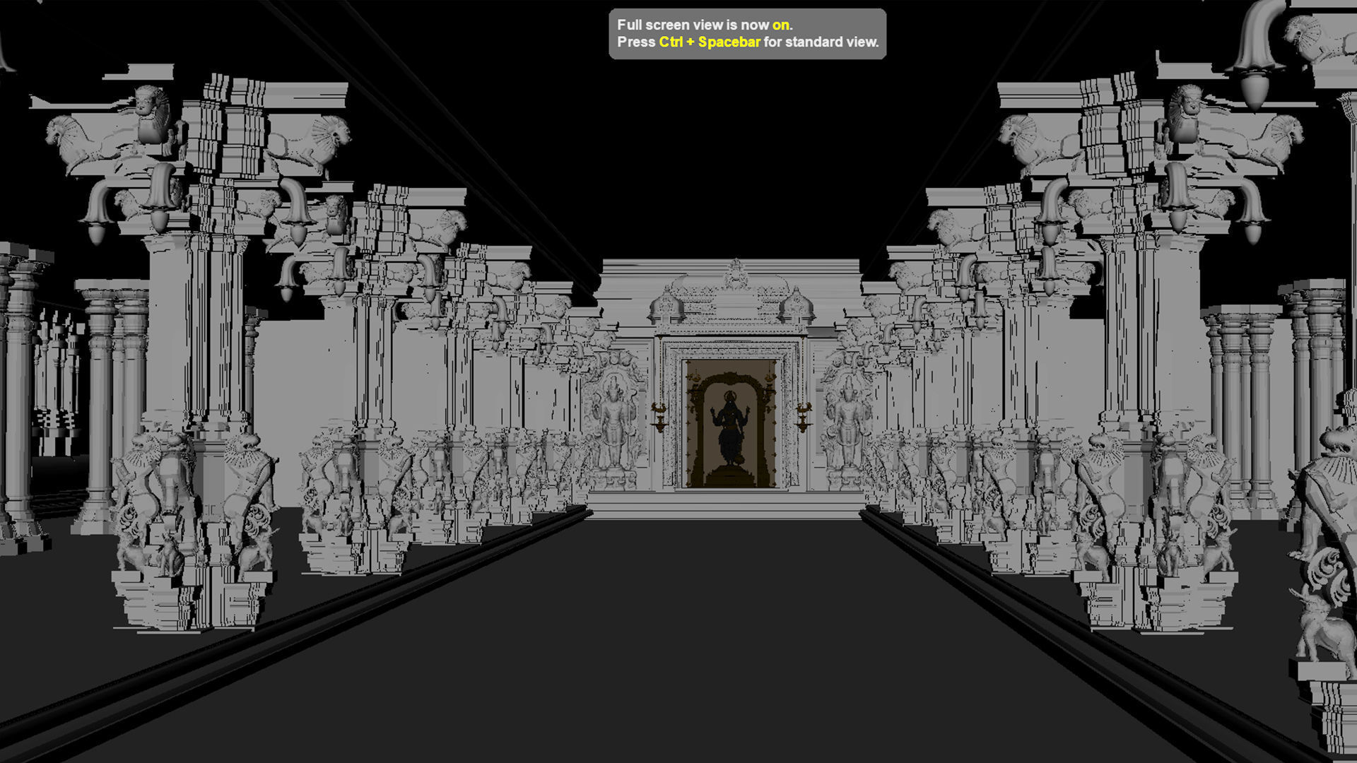 lord vishnu temple 3D model_17