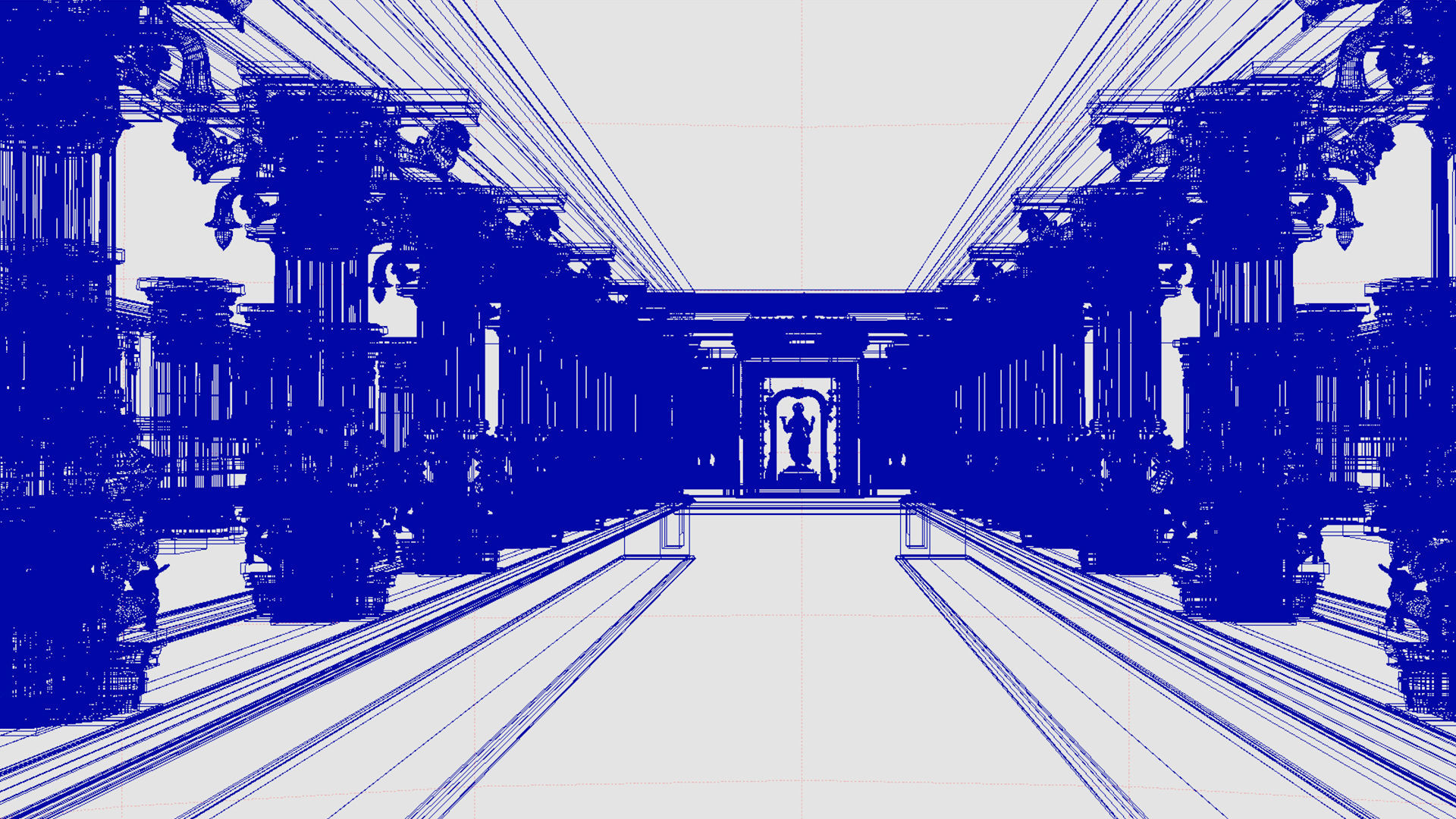 lord vishnu temple 3D model_14