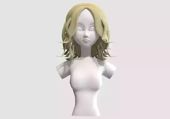 Wavy Blond Hairstyle 