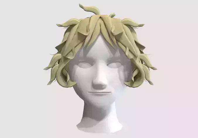 Tousled Male Hairstyle 