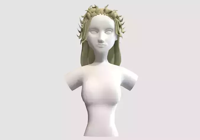 Chaotic Female Hairstyle 