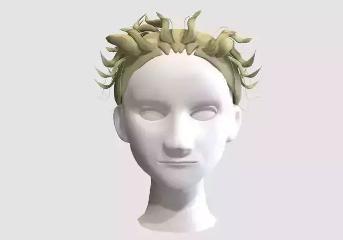 Cartoon Male Hairstyle 