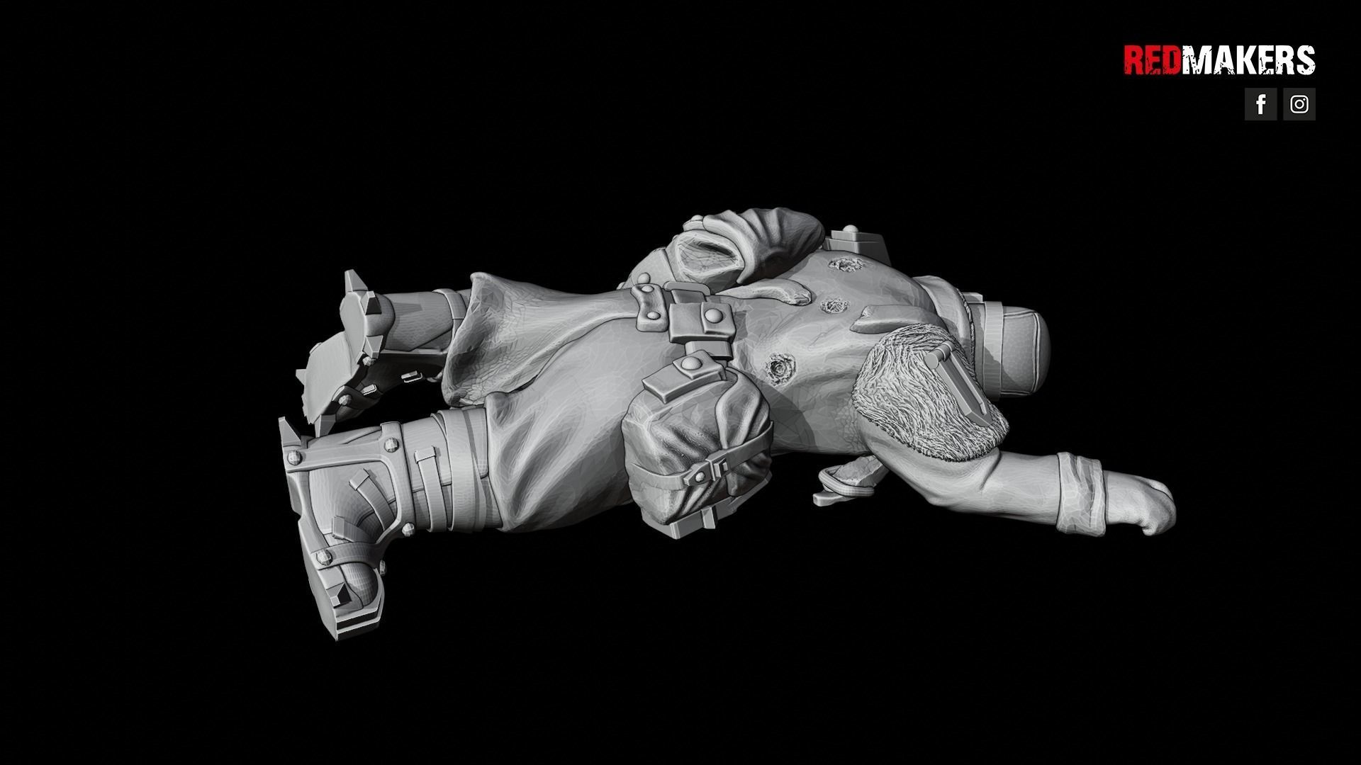 Ice Warriors - Slain soldiers 3D print model_26