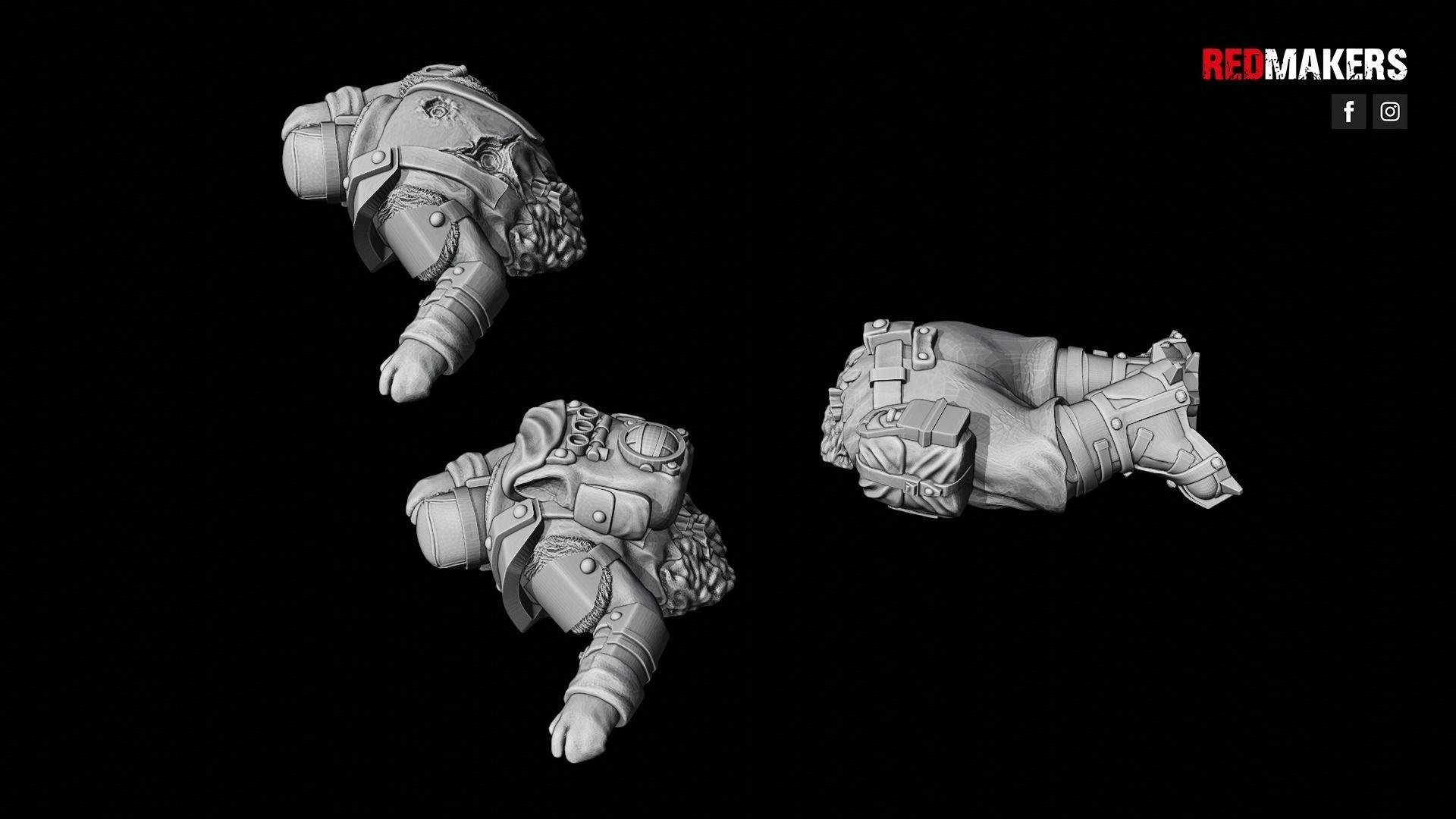 Ice Warriors - Slain soldiers 3D print model_24