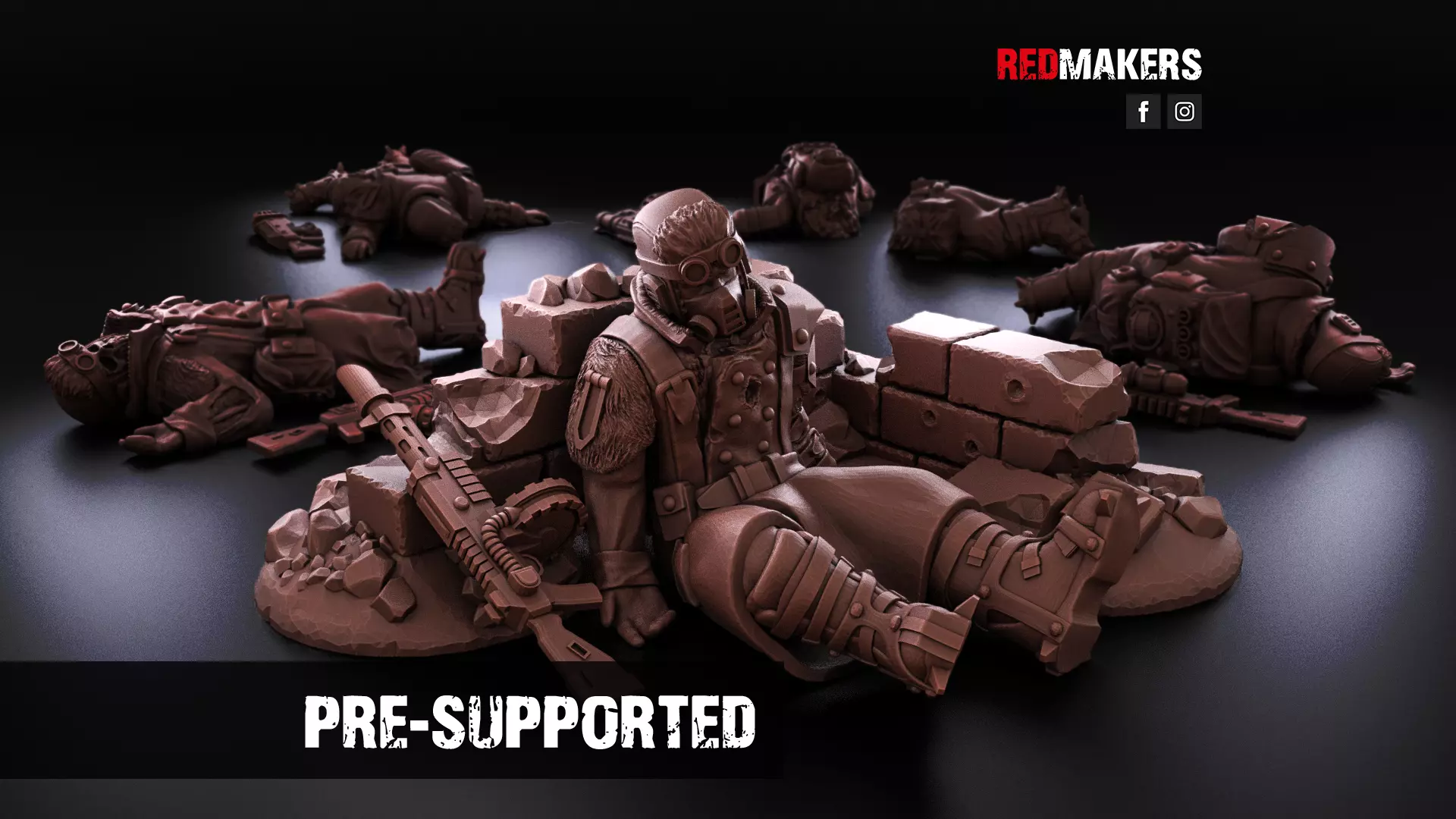 Ice Warriors - Slain soldiers 3D print model_0