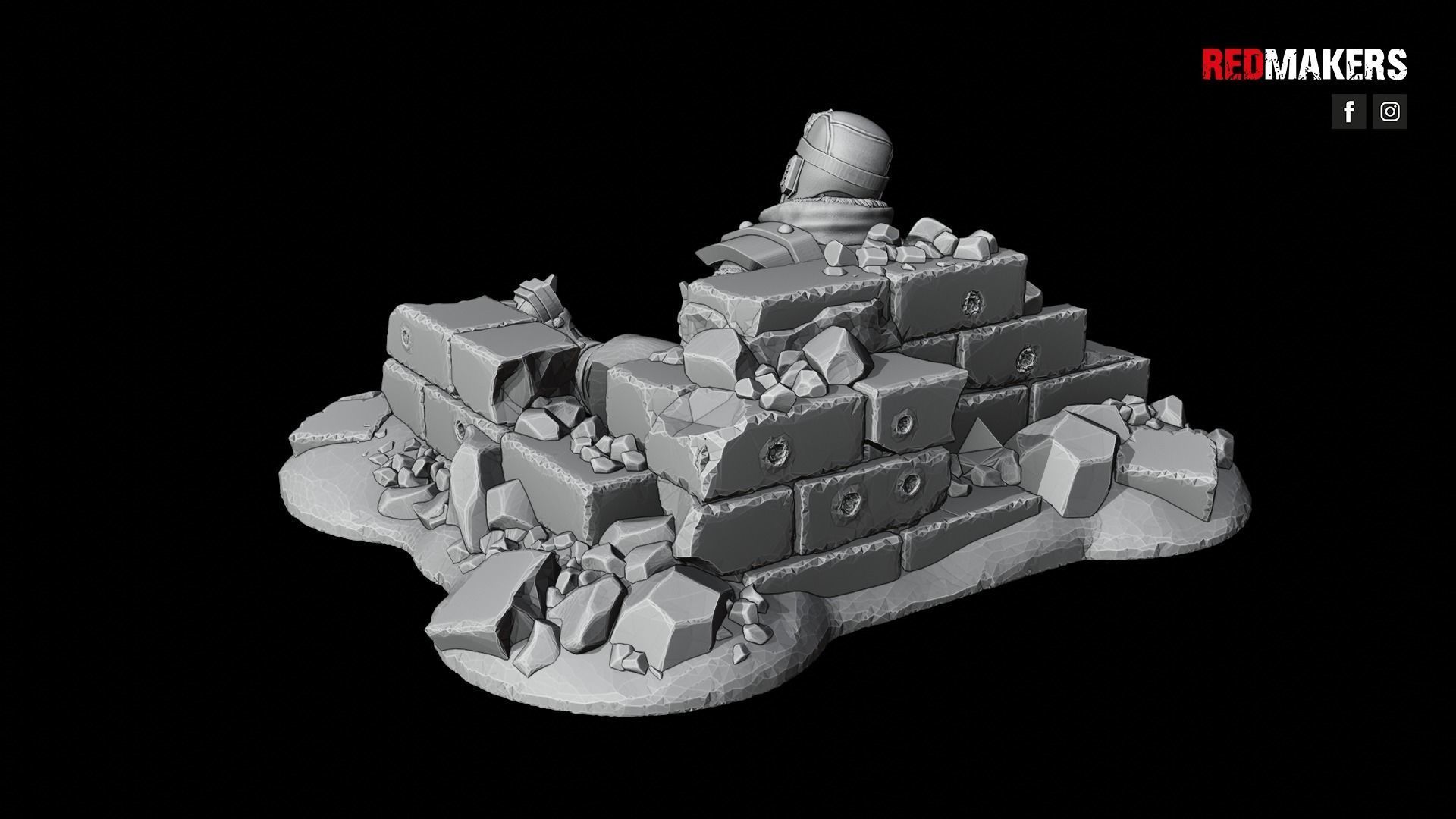 Ice Warriors - Slain soldiers 3D print model_28