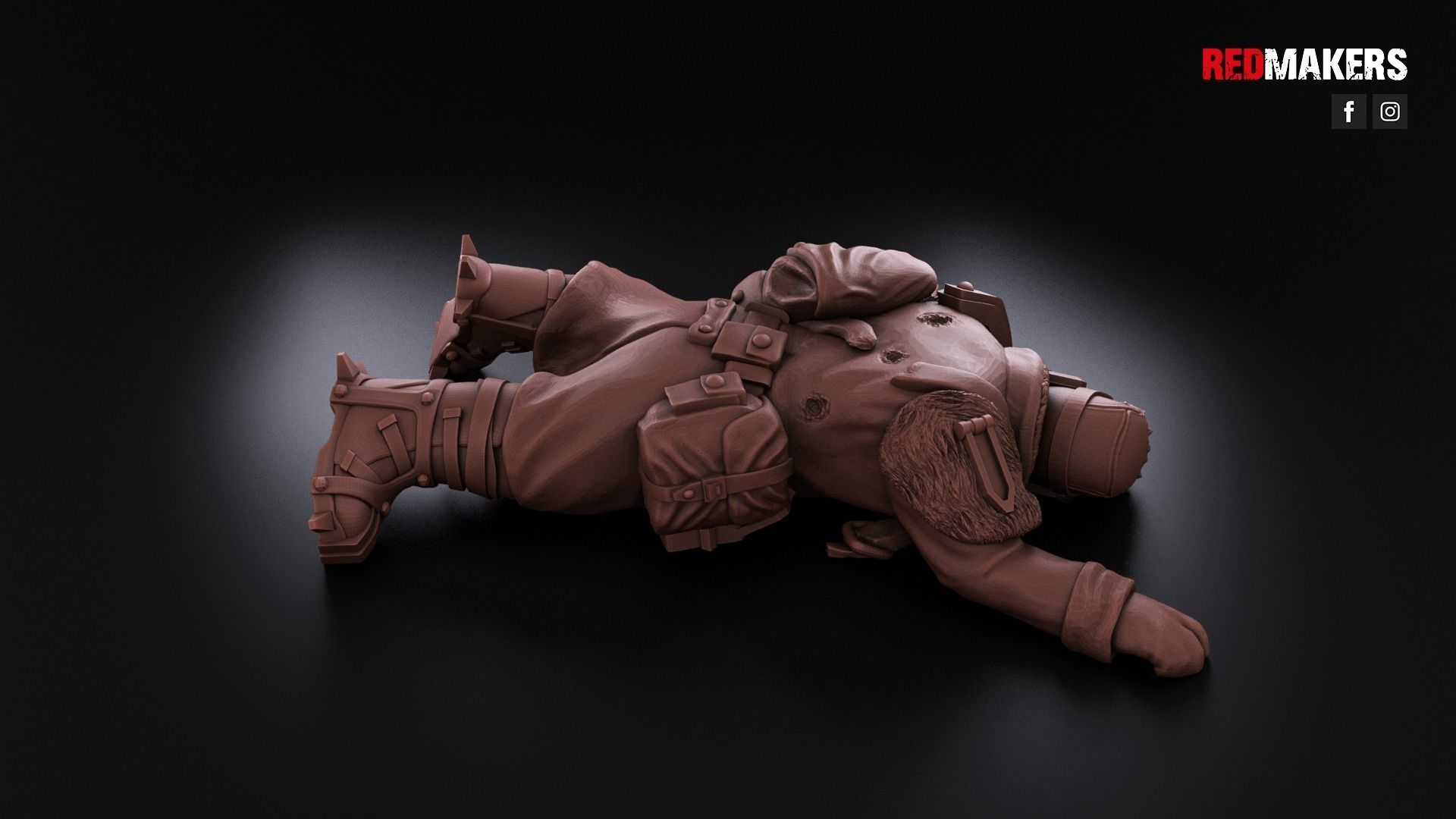 Ice Warriors - Slain soldiers 3D print model_10